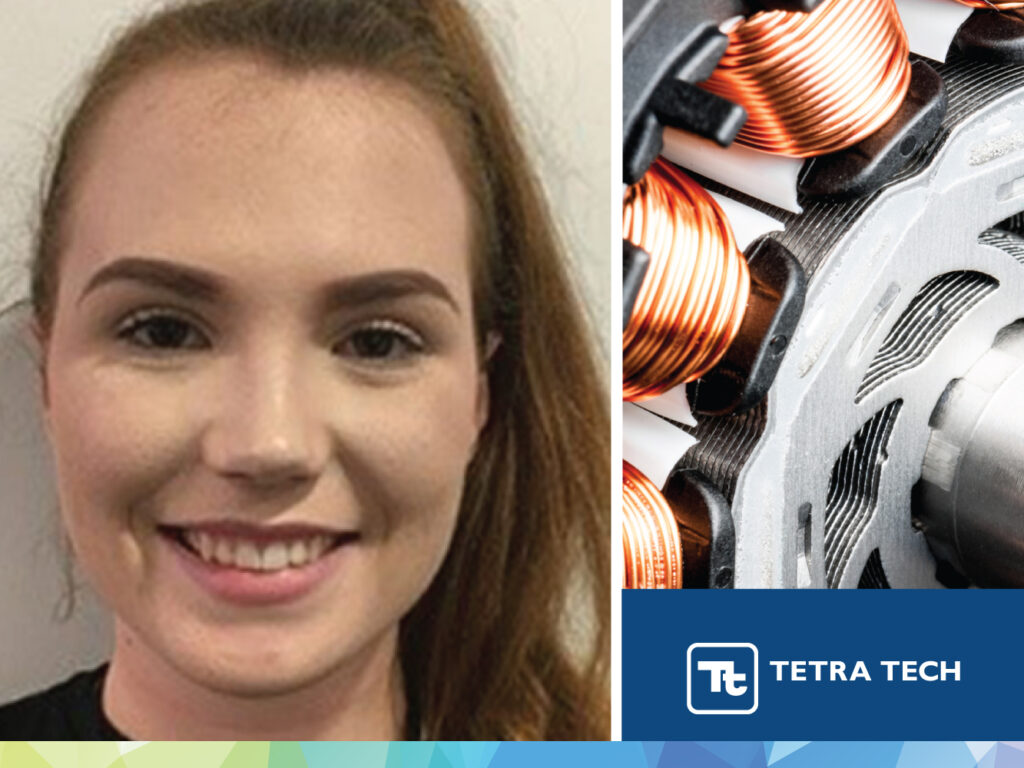 Within 2 years of joining Tetra Tech Katie was named runner up for a prestigious CIBSE Apprentice of the Year award.