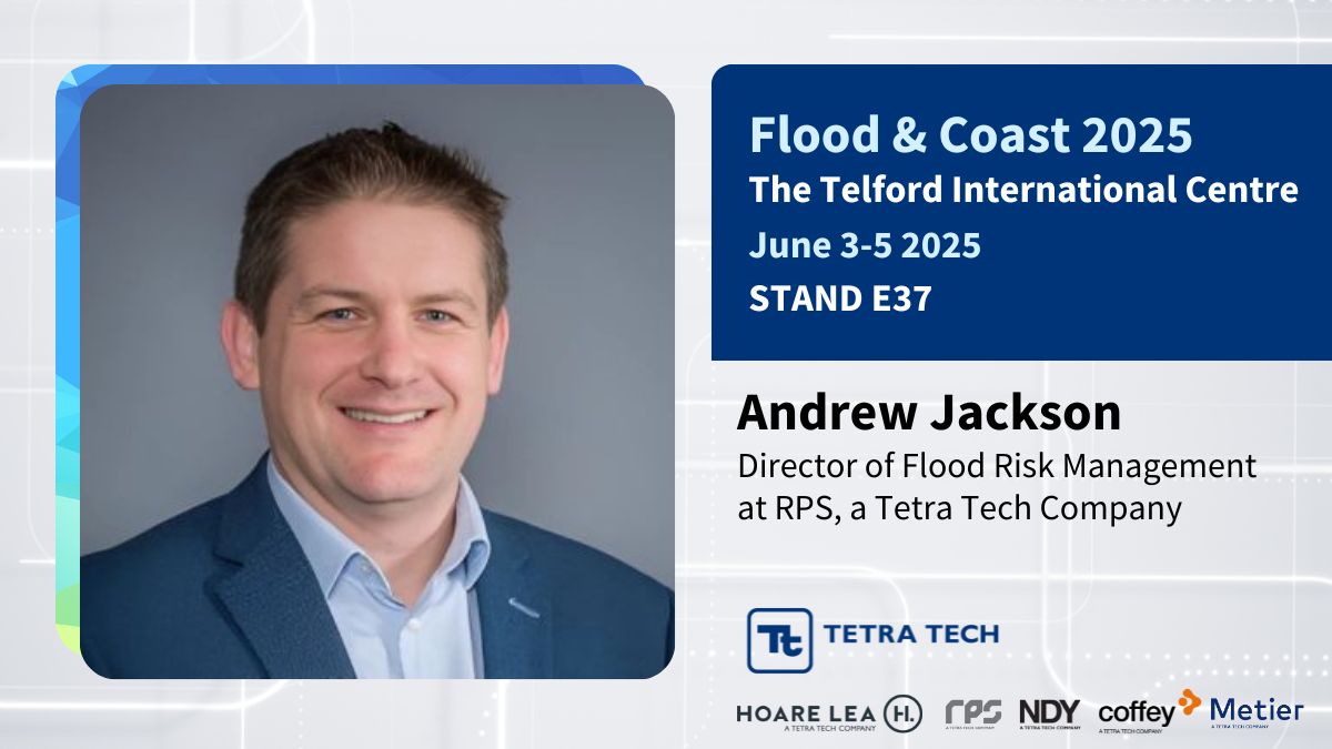 Andrew Jackson is attending Flood and Coast 2025